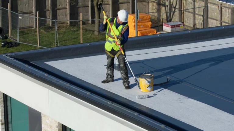 Liquid Plastic Roofing Installation