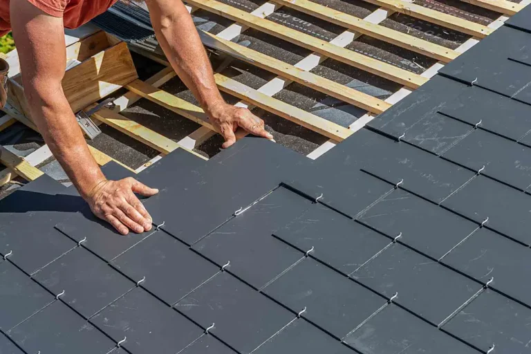 Slate Roofer Installation